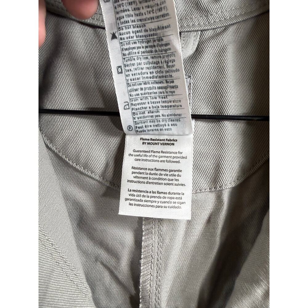 Carhartt FR Traditional Coveralls 54 Tall Gray Zip Up Multi Pocket Mechanic - Picture 6 of 10